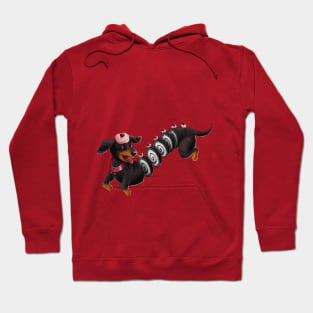 Daschund cakeroll Hoodie